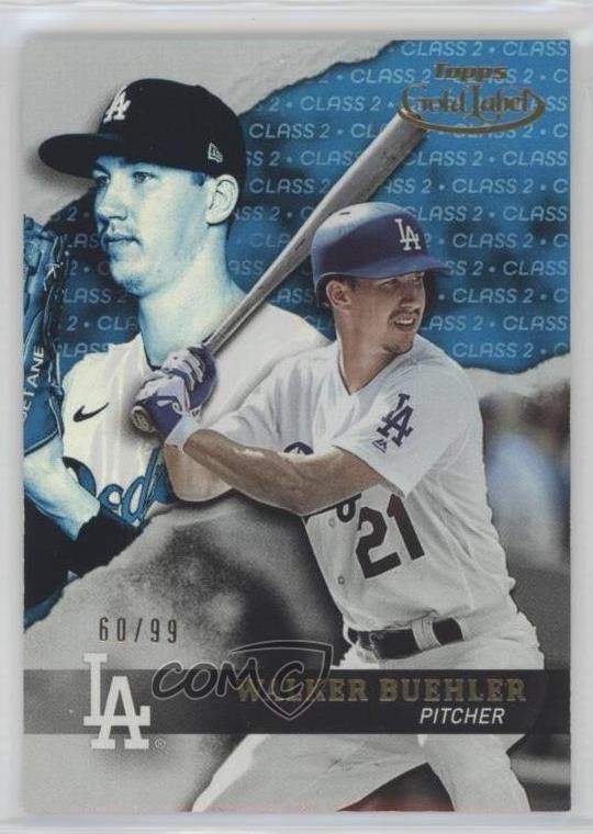 2020 Topps Gold Label Class 2 Blue 60/99 Walker Buehler #50 0bg4