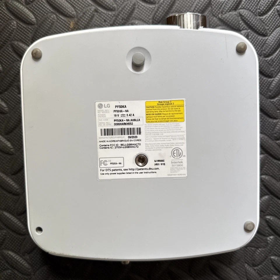 LG PF50KA Portable Full HD LED Smart Projector – 600 lumen, 2020 Model - Image 3 of 4