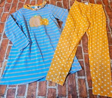 Bailey Boys Girls Thanksgiving Pumpkin Striped Tunic Leggings Outfit Set Sz 8