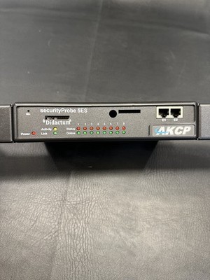 AKCP securityProbe 5ES TESTED 100% FUNCTIONAL  with mounting wings 