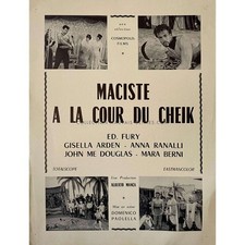 SAMSON AGAINST THE SHEIK French Herald/Trade Ad  - 10x12 in. - 1962 - Domenico P
