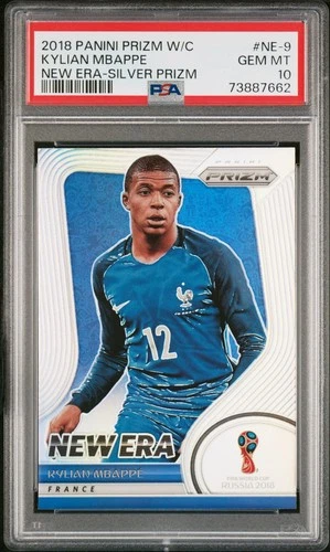 Kylian Mbapp 2018 Panini Prizm Kylian Mbapp #NE9 Silver Prizm