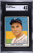 Arky Vaughan 1941 Playball #10 Pirates HOF SGC 4 graded April '26 Pre-War