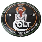 Vintage Colt Porcelain Sign - Pistols Revolvers Machine Gun Ammo Gas Pump Sign