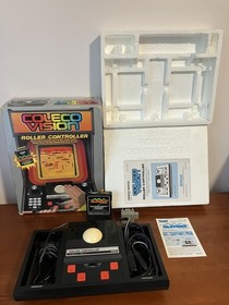 Colecovision Coleco Roller Controller Module Track Ball Accessory &Game IN BOX! 