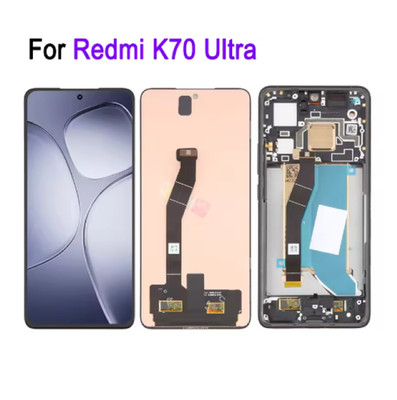 For Xiaomi Redmi K70 Ultra Original OLED Display LCD Screen TouchDigitizer Frame