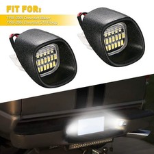 2 PCS LED License Plate Lights For 1998-2004 GMC Waterproof Sonoma Bright 18-SMD