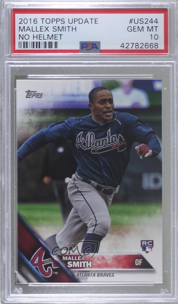 2016 Topps Update Image Variation Mallex Smith PSA 10 GEM MT Rookie RC 1c7