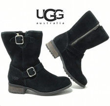 Ugg Chaney Boots Womens Size 9.5 Black Suede ...