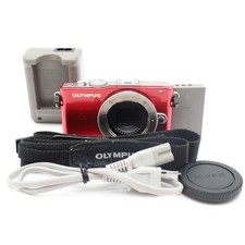 Olympus Pen Lite E-PL3 Red Compact Camera Used Tested From Japan
