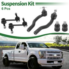 Kit 6 Pezzi Sospensione Anteriore Tirante Estremità Barra Oscillante Link Giunto Sferico per Ford Edge