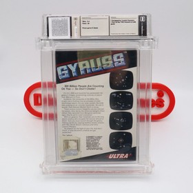 NES Nintendo Game GYRUSS - ROUND SOQ! WATA GRADED 9.4 B+! NEW & Sealed + H-Seam!