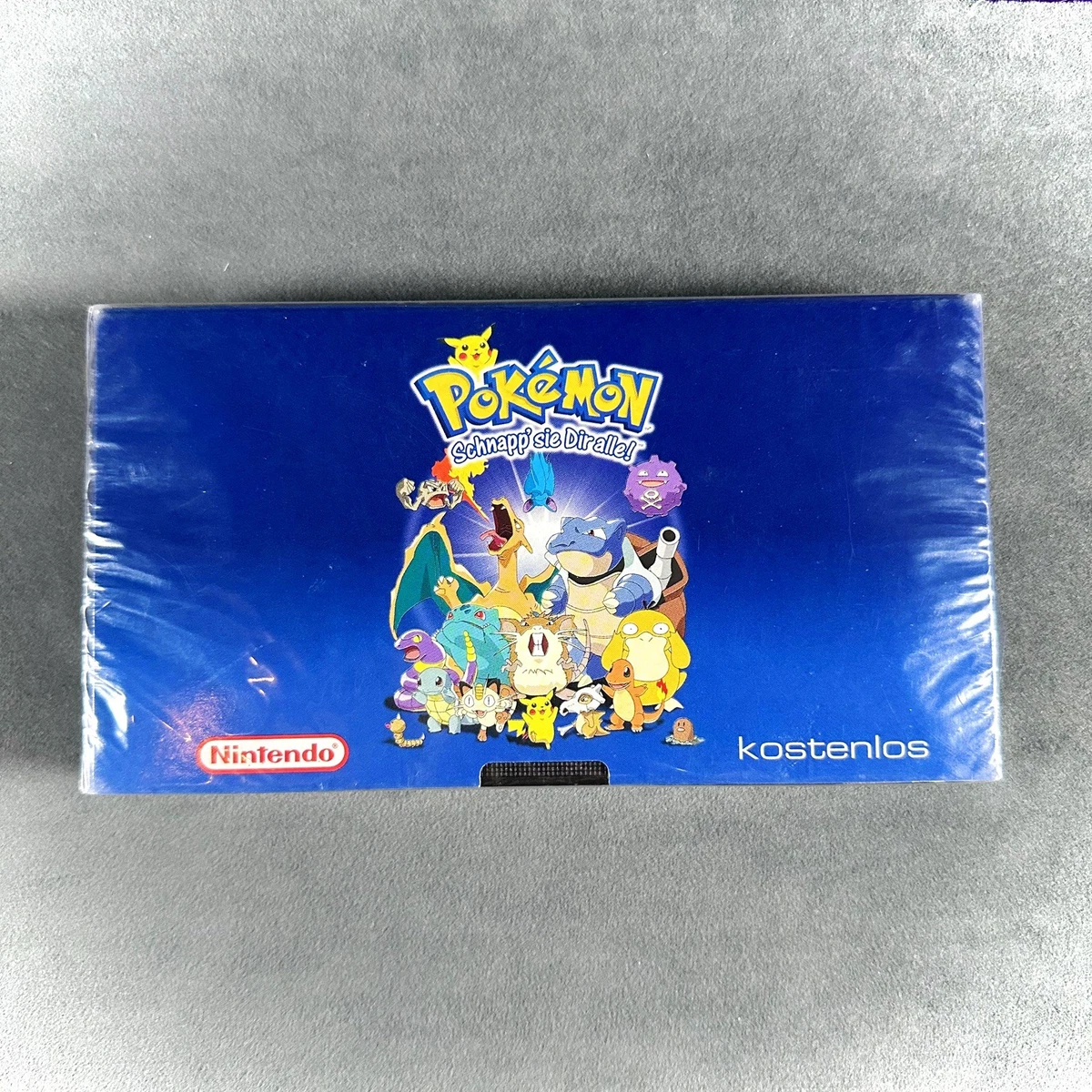 Pokémon Promo VHS (1999) Kassette "Schnapp' sie dir alle!" Rot Blau NEU - SEALED