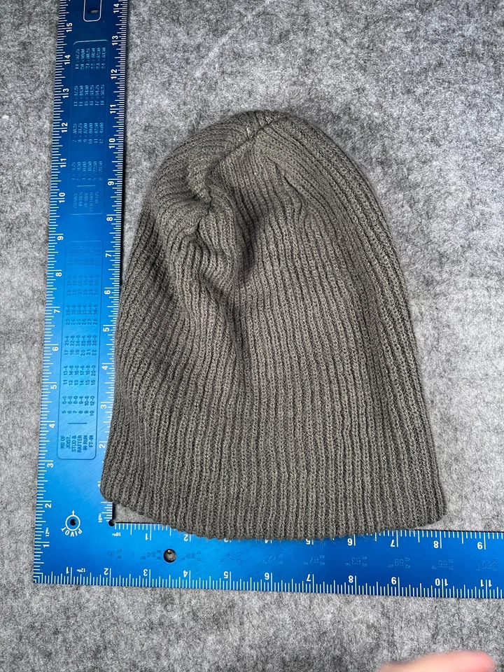 NEFF Puño Gorro Toque Adulto Talla Única Gris Tejido 100% Acrílico Snowboard Nieve Esquí Foto 4 de 4