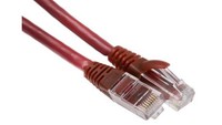 Kabel Kategorii 6, Czerwony, Wtyk Rj45/MęSki Rj45Dł.: 500Mm, Mat. Koszulki: Lszh