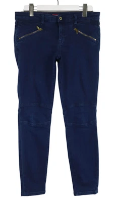 Tommy Hilfiger Skinny Femmes Jeans W35 Bleu Éclair Poches Taille Moyenne Stretch - Photo 1/4