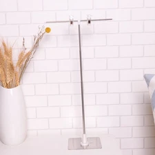 Adjustable Pedestal Poster Sign Stand Small for Tabletop Display