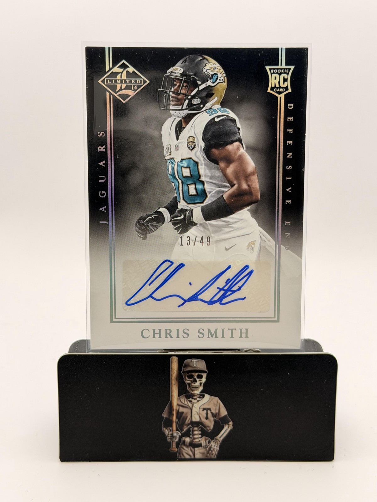 2014 Panini Limited Chris Smith #111 Silver Spotlight #/49 Auto RC