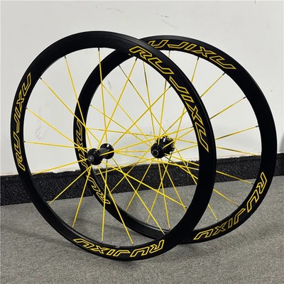700c Road Bike Wheels Carbon Fiber Tube Hub Disc Braek Wheelset 30-50mm Depth