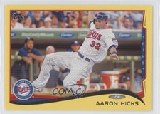 2014 Topps Retail Yellow Aaron Hicks #12 1f0