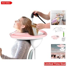 Portable Hair Washing Basin with Anti-Spill Design - Essential for Caregivers