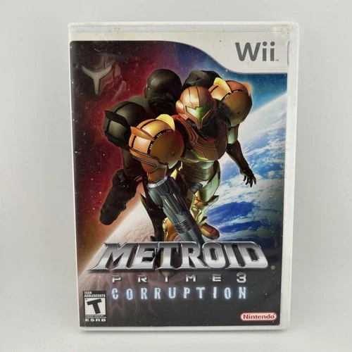 Metroid Prime 3 Corruption (Nintendo Wii, 2007) CIB Complete W/ Manual Tested