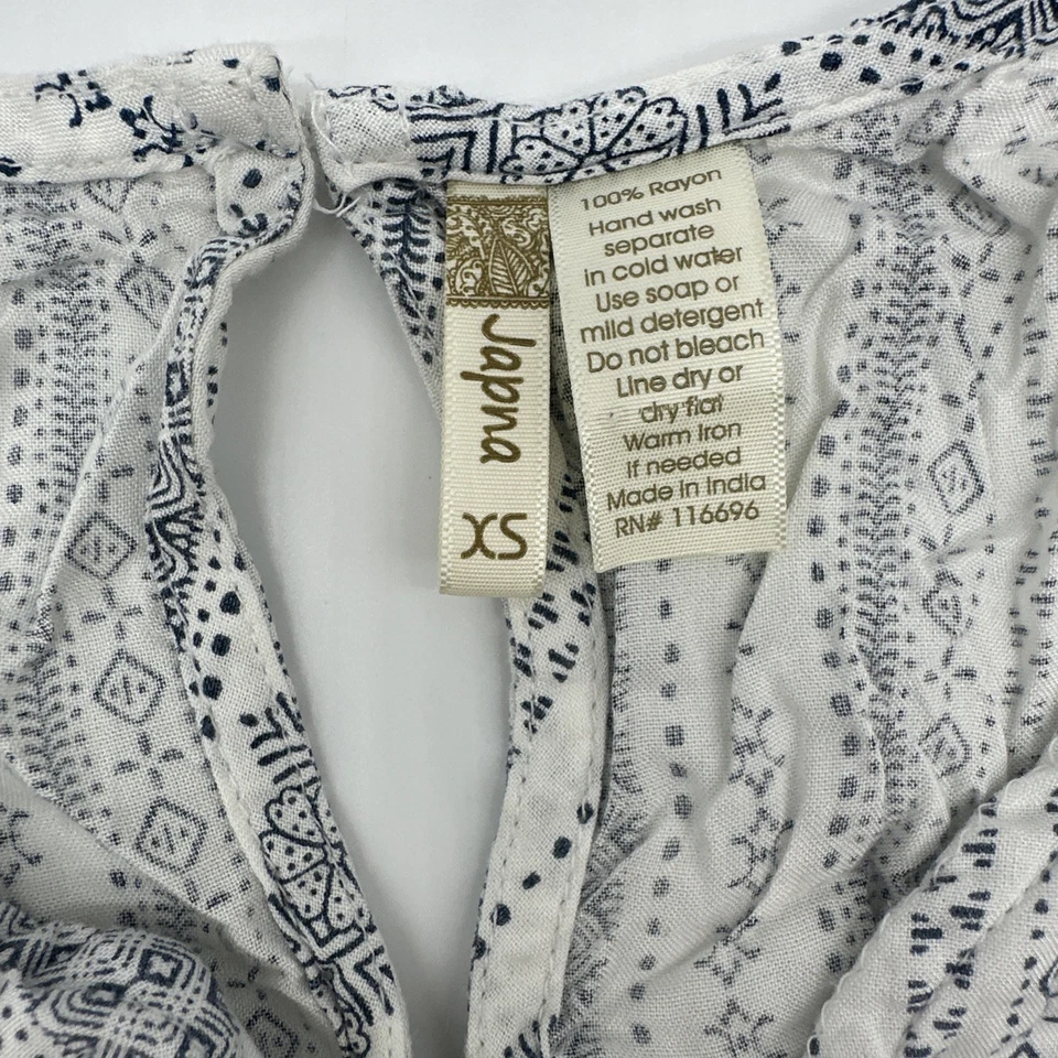 Mono Japna Niñas XS Blanco y Azul Floral Bolsillo Aop... #22606 Foto 3 de 4