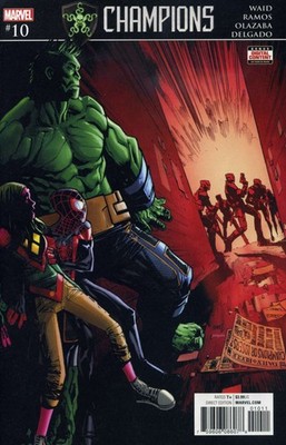 Champions (Vol. 2) #10 VF; Marvel | Secret Empire Miles Morales Kamala Khan - w/