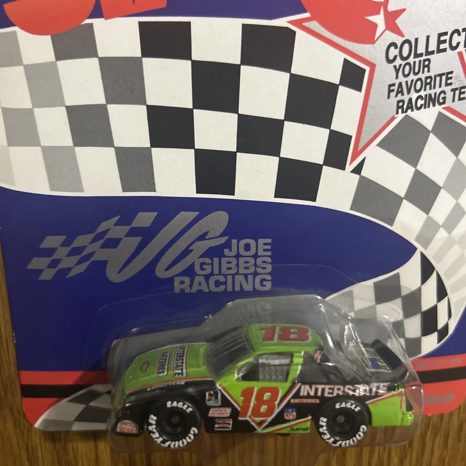 Caixa de fósforos vintage fundido 1992 fechada Joe Gibbs Racing #18 NASCAR - Imagem 2 de 3
