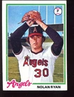 1978 Topps Baseball Card #400 Nolan Ryan