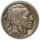 1927-D Buffalo Nickel Very Fine VF Coin #25443