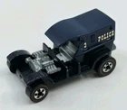 Vintage Hot Wheels Redline Paddy Wagon Dark Blue Police Car 1969 HK Mattel
