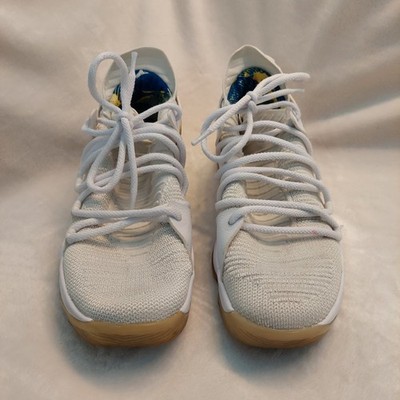 Nike KD 10 Numbers Shoes Men 10 White Mesh Athletic Running  display picture 3