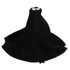 Car Shift Boot Cover Universal Gear Shift Knob Boot Dust Cover Suede Black