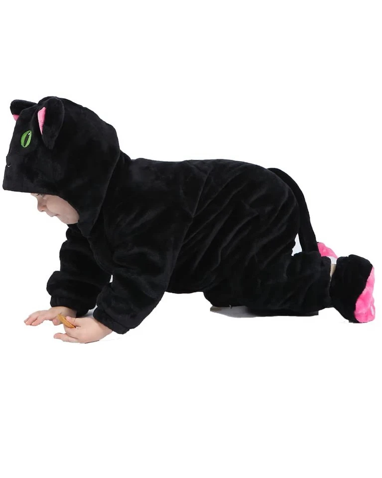 Disfraz de gato negro para niños pequeños 18-24 meses | Traje de Halloween Foto 4 de 4