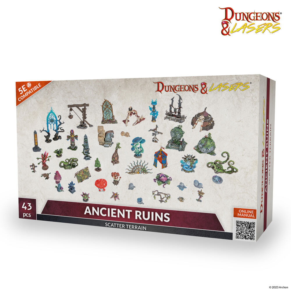 Archon Studio - DNL0067: Dungeons & Lasers: Ancient Ruins Scatter Terrain