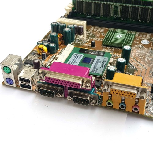 Soyo SY-7VCA Motherboard Desktop PC ISA, PCI, PGA 370 + RAM - 第 3/7 張圖片