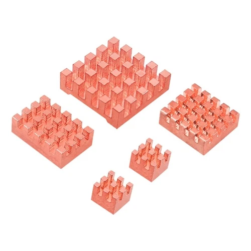 Copper Heatsinks Self-Adhesive Video Memory Heat Sink for RPI 5