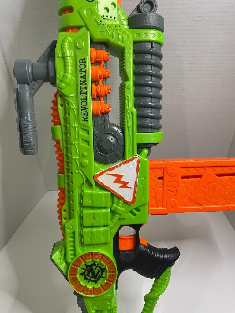 Revoltinator Nerf Zombie Strike Toy Motorized Blaster & 18 Nerf