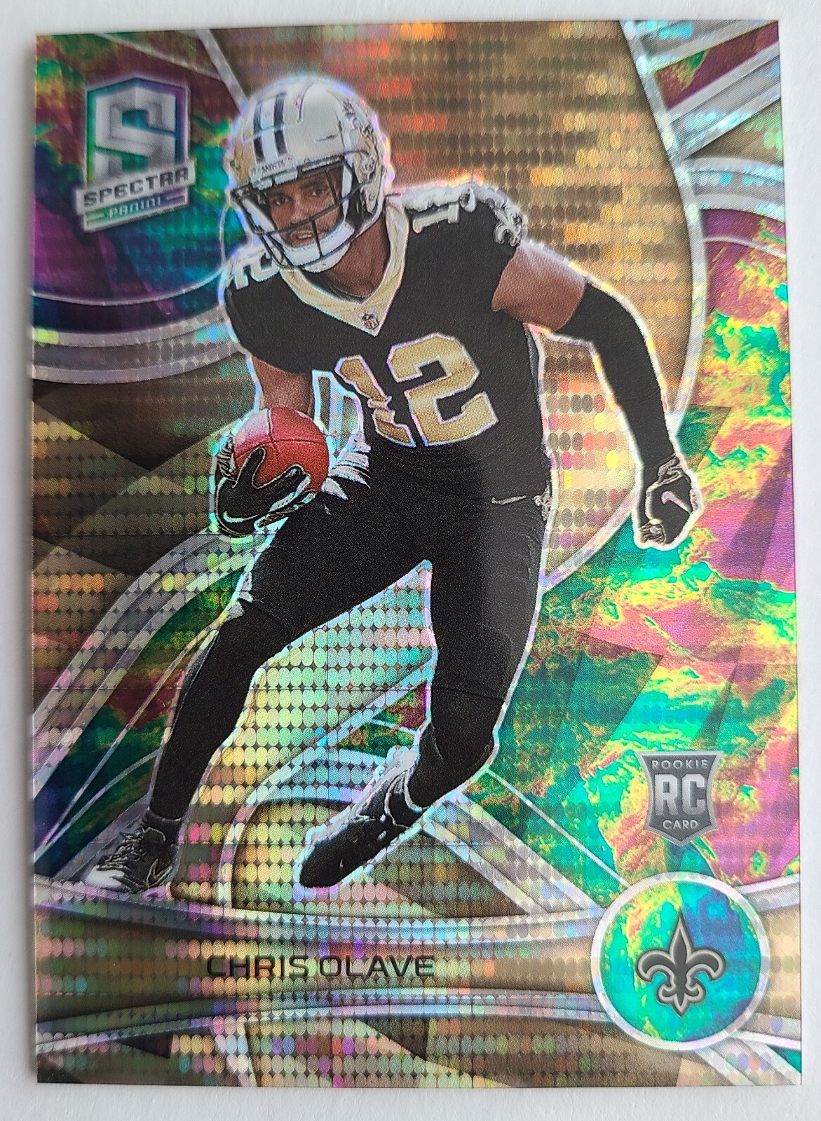 2022 Panini Spectra Rookies Celestial Prizm #77/99 Chris Olave #147 Rookie RC