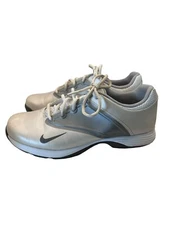 Nike Lunarlon White Gray Golf Shoes Size 6