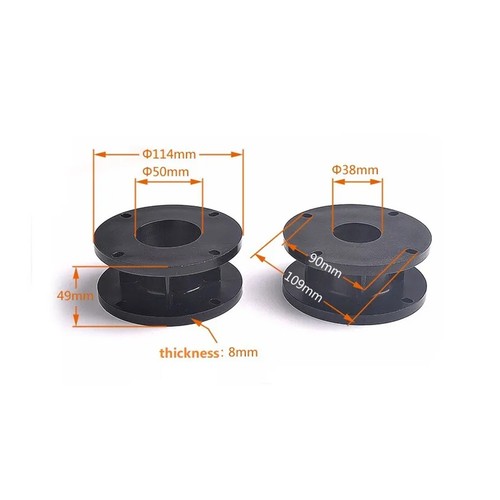 2pcs Quality Plastic Bolt On Adapter 1.5" or 1.4" To 2" For Many Horns or DrivlJ - Picture 5 of 13