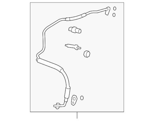Manguera de succión de AC para Ford Mercury Escape Mariner XLT 2009-2012 (N/P 9L8Z-19867-E)