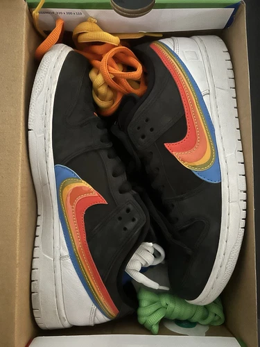 Size 9 - Nike Polaroid x Dunk SB Low Black