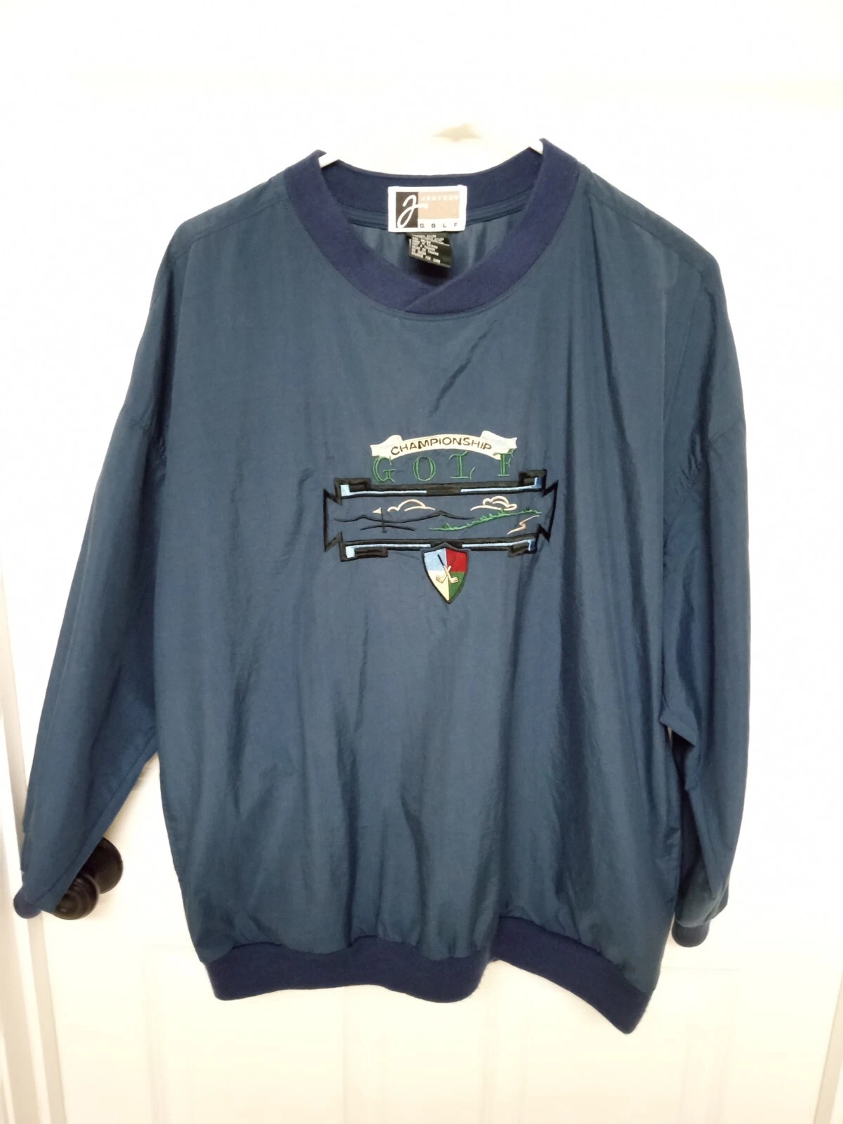 Vintage Jantzen Golf Embroidered Windbreaker Jacket Sz M