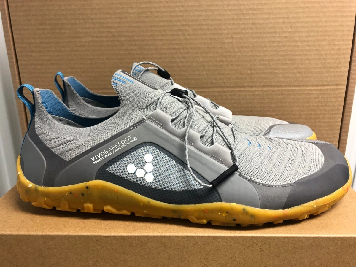 Vivobarefoot Primus Trail Knit FG Grey Gum Sole 8 EU41 Minimal