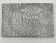Gibson 25th Wedding Anniversary Photo Album compact 4" x 6" Holds 20 Photos