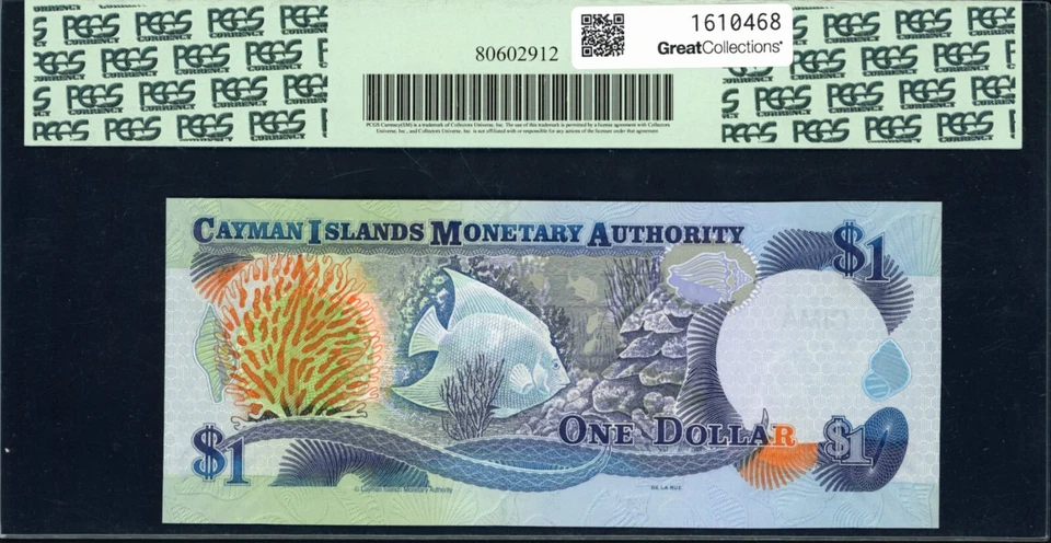 Cayman Islands 2006 $1 Monetary Board Note SCWPM-33b PCGS Currency Gem New 65 P - Photo 2/2