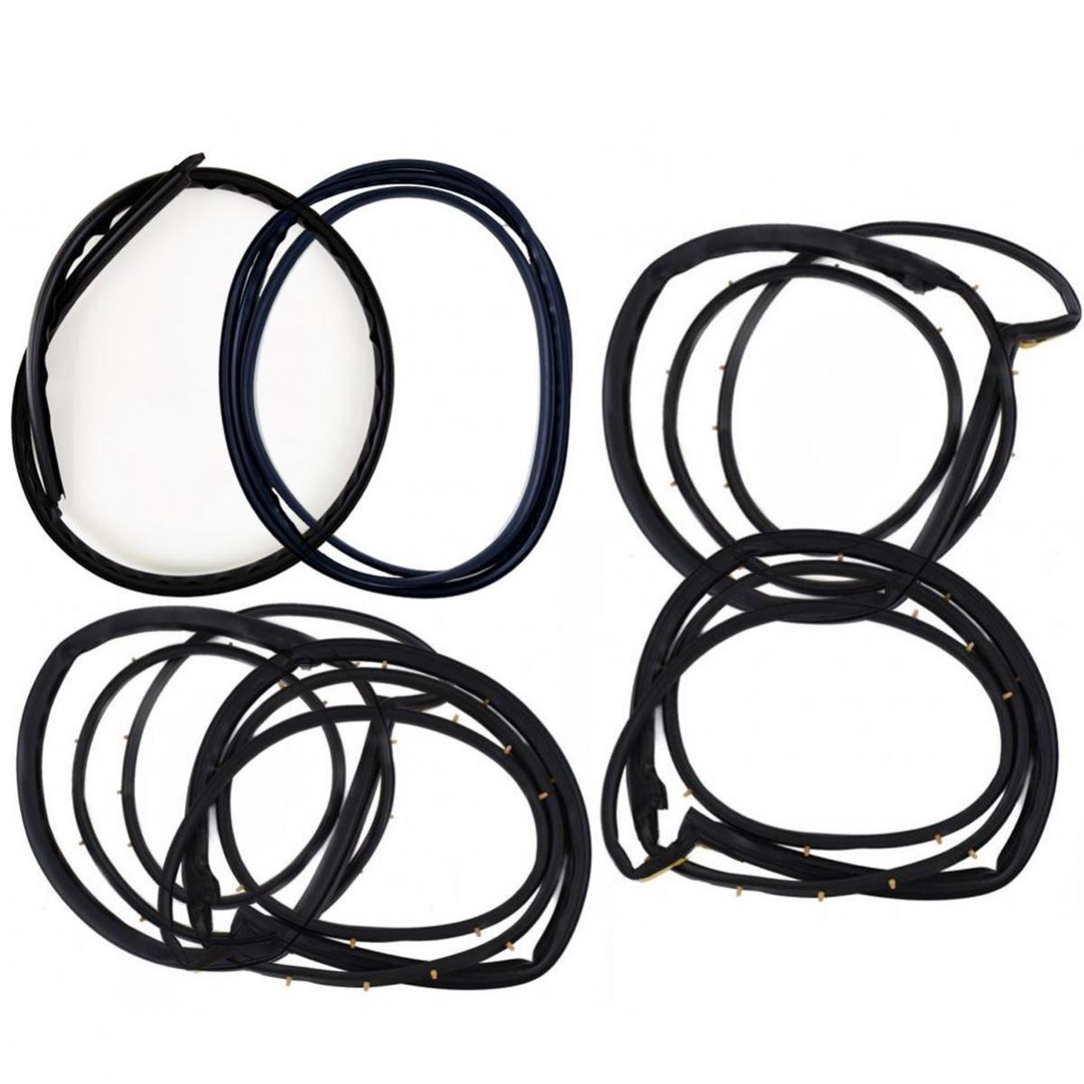 Windshield Rubber F+R Door Rubber Set 6 Fits Honda Civic EG EJ EH
