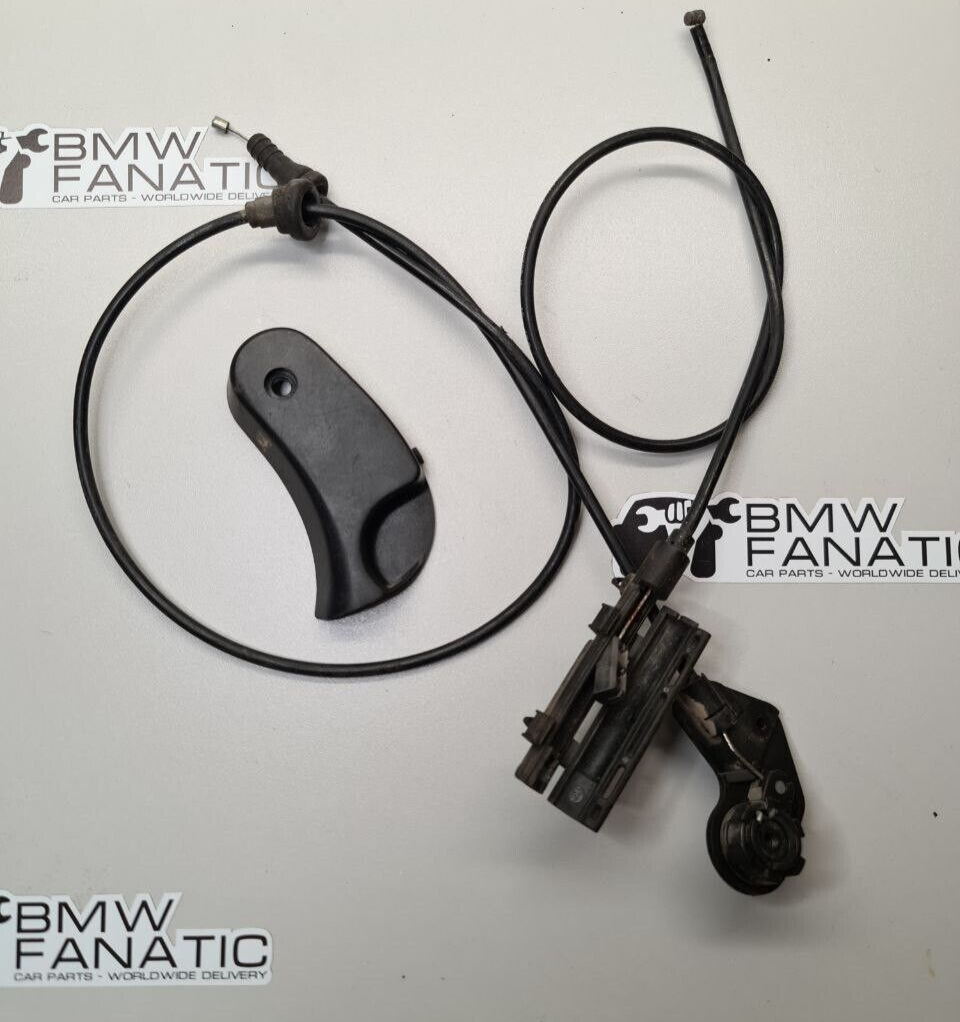 BMW 3SERIES E46 HOOD RELEASE MECHANISM SET LHD OEM 8223163 8218859